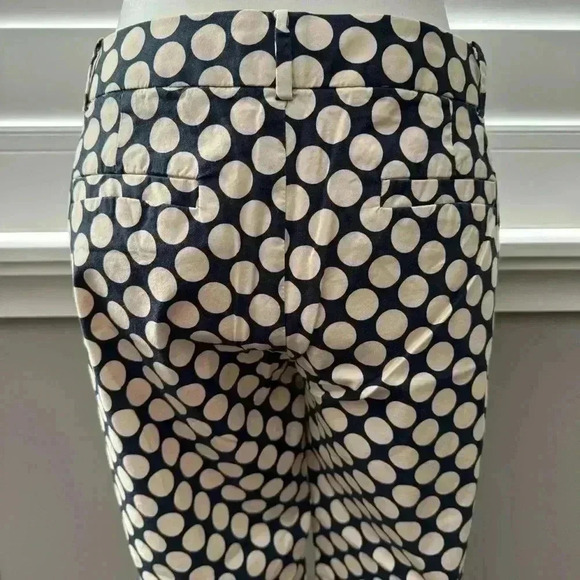 J. Crew Polka Dot Straight Leg  Pant - Picture 5 of 8